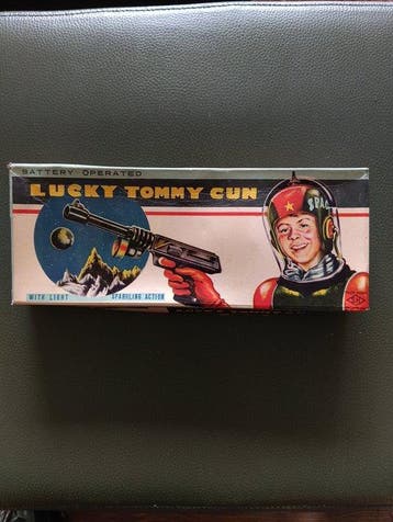 Horikawa - Blikken speelgoed - Lucky Tommy Gun - 1950-1960 -