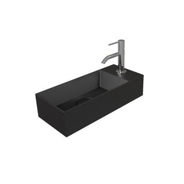 Fontein Salenzi Spy 45x20 cm Mat Zwart (inclusief, Ophalen of Verzenden, Nieuw