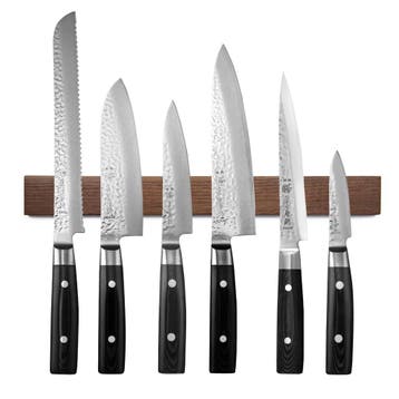 Yaxell Zen Messenset – 7-delig – Magnetische Messenstrip, Ophalen of Verzenden, Nieuw, Hout