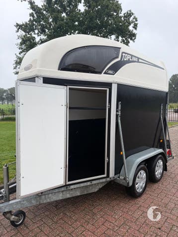 Oerdegelijke Atec 1,5 paards! Aluminium bodem!, Ophalen, Zo goed als nieuw, Aluminium, 1½-paards trailer