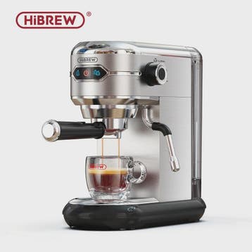 HiBREW H11 Espressomachine - 20 Bar, Semi-Automatisch, RVS,, Verzenden, Nieuw
