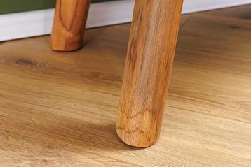 Massieve bank ROOT 100cm Bruin Natuurlijk Teak Boomstam, Huis en Inrichting, Ophalen of Verzenden, Nieuw