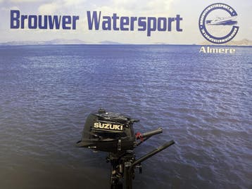 “Suzuki 6 pk buitenboordmotor | Nieuwstaat, 5 tot 10 pk, Viertaktmotor, Ophalen of Verzenden, Zo goed als nieuw