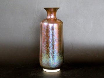 Vaas - Mino Ware J-Kiln iriserend glazuur (Rainbow glaze)