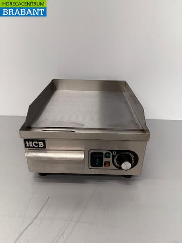 HCB RVS Grillplaat Bakplaat Glad 36 cm 230V Horeca, Ophalen of Verzenden, Nieuw in verpakking