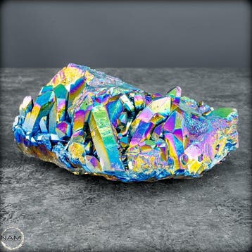 Zeldzaam, prachtige Aura-amethistcluster Geode- 1128.41 g