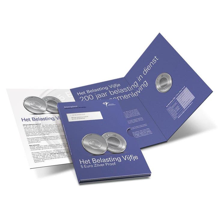 5 Euro 2006 Belastingdienst Proof, Postzegels en Munten, Munten | Nederland, Verzenden