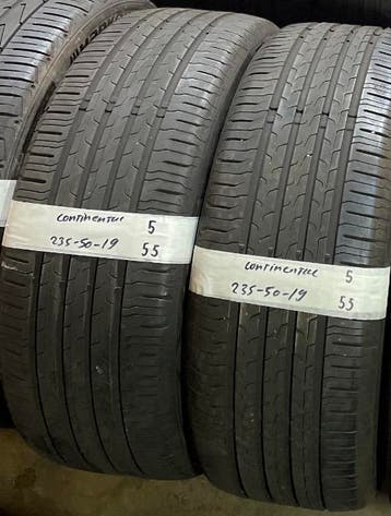 2x235-50-19 Continental Zomer 2x5mm €55 per band 235 50 19, Gebruikt, 235 mm, Band(en), Personenwagen