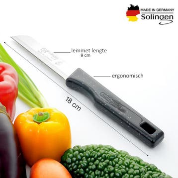 Solingen Kartelmes – Tomatenmes met Kartel – RVS – 18,, Ophalen of Verzenden, Nieuw, Rvs of Chroom