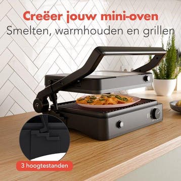 2dekans | KitchenBrothers Contactgrill - Grill Apparaat -, Ophalen of Verzenden, Zo goed als nieuw
