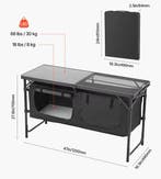 Camping Keukentafel – Opvouwbaar &amp; Opbergruimte, Verzenden, Nieuw