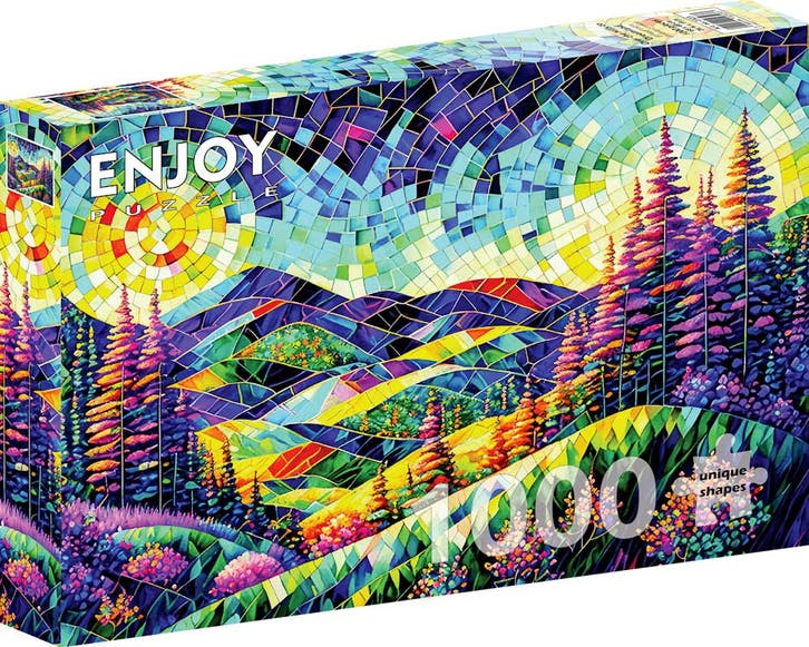 Over the Hills to Dreamland Puzzel (1000 stukjes) | Enjoy, Hobby en Vrije tijd, Denksport en Puzzels, Nieuw, Verzenden