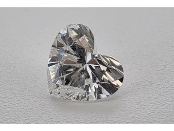 Veiling - Diamant heart 1.20 crt ( IGI gecertificeerd ), Nieuw