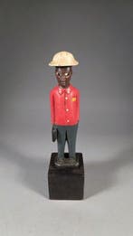 Houten beeld Colon - Yoruba - Nigeria (Zonder minimumprijs)