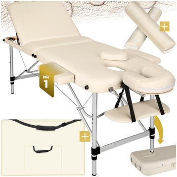 3 zones massagetafel-set met 5cm matras, Verzenden, Nieuw