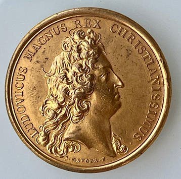 Frankrijk. Medal Louis XIV Victoire navale de Palerme
