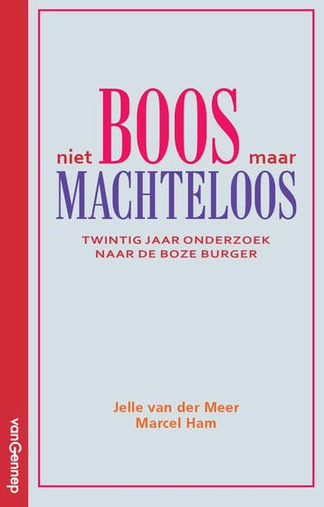 Niet boos maar machteloos (Redelijk), Verzenden, Gelezen, Jelle van der Meer