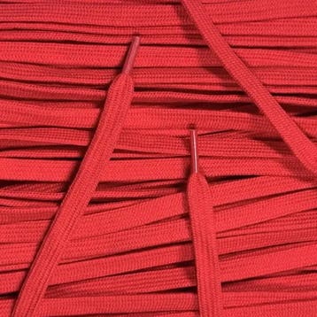 Katoenen veters - Rood • 120  cm x 8 mm, Ophalen of Verzenden, Nieuw