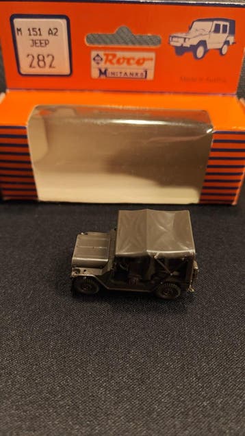 roco minitanks 282 - M 151 A2 Jeep, Overige merken, Gelijkstroom, Verzenden, Overige typen
