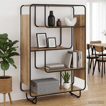 vidaXL buffetkast Artisanaal eiken 93.5 x 37.5 x 144 cm, Minder dan 50 cm, Verzenden, Nieuw, Minder dan 100 cm