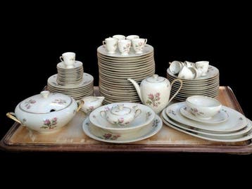 Hutschenreuther - Tafelservies (80) - Creamware - Bord- en