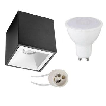 Voordeelset Opbouwspot Set - Pragmi Cliron Pro - GU10, Ophalen of Verzenden, Nieuw, Overige fittingen, Plafondspot of Wandspot