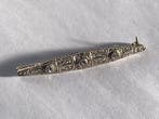 Broche - 18 karaat Witgoud - 0.18ct. tw. Diamant (Helderheid