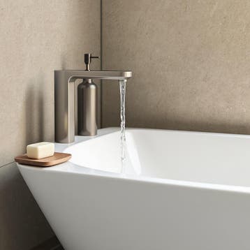 Vloertegel/Wandtegel Geo Nova Fog Betonlook Taupe 60x60, 60 cm of meer, Nieuw, Ophalen of Verzenden, 10 m² of meer