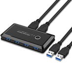 DrPhone KVM Switch - USB 3.0 Switch Box Schakelaar - 2 in 4, Verzenden, Nieuw