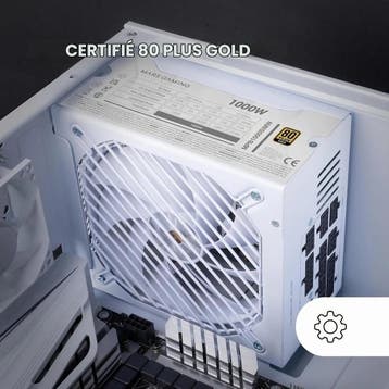 Mars Gaming MPB1000SIM, Full Modulaire ATX Voeding 1000W,..., Verzenden, Nieuw