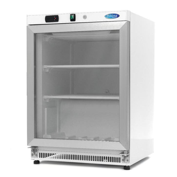 Vrieskast - 200 L - Wit - met Glazen Deur, Zakelijke goederen, Horeca | Keukenapparatuur, Nieuw in verpakking, Koelen en Vriezen
