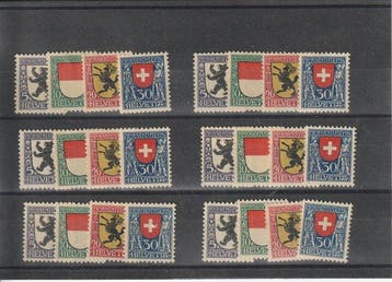 Zwitserland 1924/1963 - Pro Juventute; postfrisse voorraad, Gestempeld