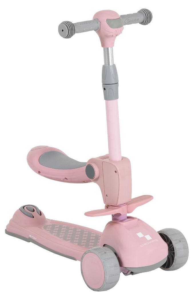 Byox Checkmate Lace Pink 2-in-1 Step/Loopfiets, Kinderen en Baby's, Speelgoed | Buiten | Voertuigen en Loopfietsen, Nieuw, Verzenden