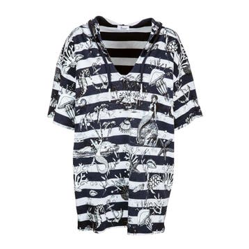 Princess goes Hollywood • sealife sweat jurk • 36, Kleding | Dames, Jurken, Princess goes Hollywood, Nieuw, Maat 36 (S), Verzenden