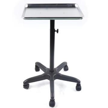 Kappers trolley verstelbaar met aluminium dienblad mobiel, Verzenden, Nieuw