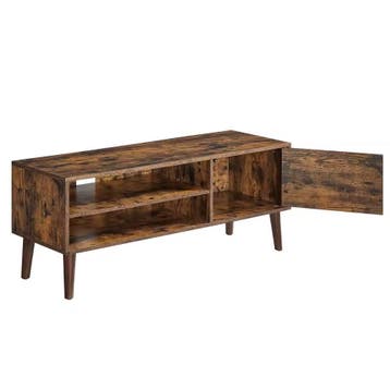 Retro Lowboard TV-Meubel – Vintage Hout - Tot 55 inch TV, Verzenden, Nieuw
