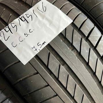 2 x Continental 245-45-16 Zomerbanden 7,5mm, 16 inch, Ophalen of Verzenden, Band(en), Personenwagen