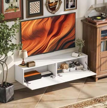 Zwevend TV-Meubel 140 cm – Wand Lowboard met Opbergruimte, Verzenden, Nieuw