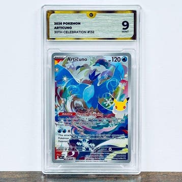 Pokémon Graded card - Articuno 132 - 30th Anniversary –, Nieuw