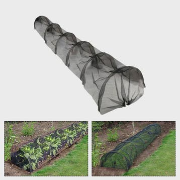 Beschermende Plantentunnel Kas Zwart Gaas - 300x45x45cm, Verzenden, Nieuw
