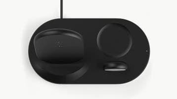 Belkin 3-in-1 Qi Draadloze oplader voor iPhone - 10W - zwart, Verzenden, Zo goed als nieuw