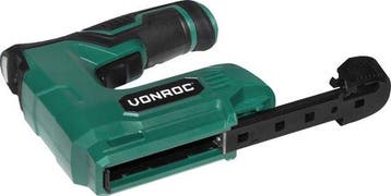 2dekans | VONROC Accu tacker 4V – Complete set incl. 900, Ophalen of Verzenden, Zo goed als nieuw