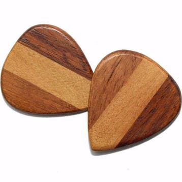Cocobolo & Perzik handgemaakte houten plectrum, Ophalen of Verzenden, Nieuw