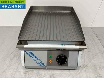 RVS Saro Bakplaat Grillplaat Fry Top 400 GR 230V Horeca, Ophalen of Verzenden, Nieuw zonder verpakking