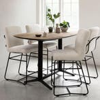 *WOONWINKEL* DTP Home Soho Bartafel Deens Ovaal Teak, Huis en Inrichting, Tafelonderdelen, Verzenden, Nieuw