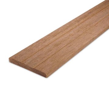 Vlonderplank Keruing 4900x145x19mm, Ophalen of Verzenden, Nieuw