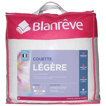 BLANREVE Lichtgewicht microvezel dekbed - 240 x 260 cm - Wit, Verzenden, Nieuw, Overige typen