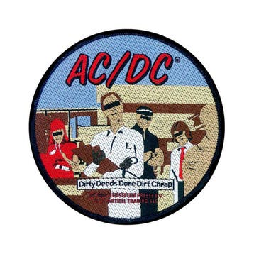 AC/DC Dirty Deeds patch officiële merchandise, Ophalen of Verzenden, Nieuw, Overige typen