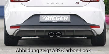 Rieger diffuser | geschikt voor Seat Leon FR (5F): 01.13-12., Auto-onderdelen, Carrosserie en Plaatwerk, Verzenden, Nieuw, Seat