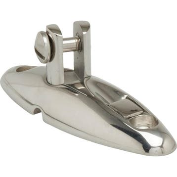 Dekplaat 91x30mm met Uitneembaar Bovenstuk Rvs, Watersport en Boten, Ophalen of Verzenden, Nieuw